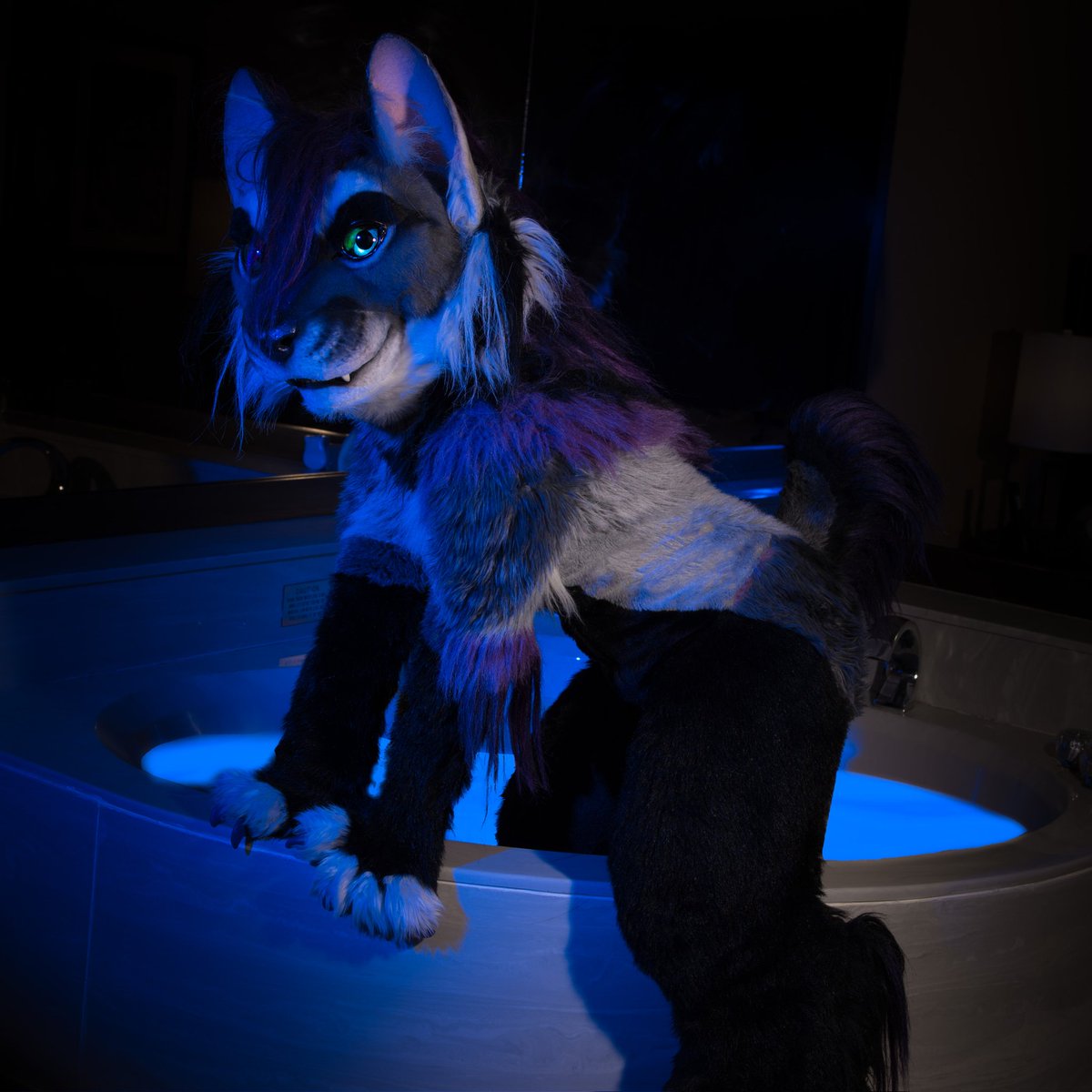 You up for hot tubbin' it this #FursuitFriday ?