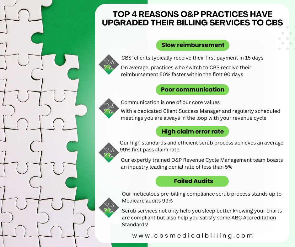 Upgrade to Better Billing!
Facing billing issues? Switch to CBS for faster payments, better communication, fewer errors, and audit peace of mind.
#CBSBilling #MedicalBilling