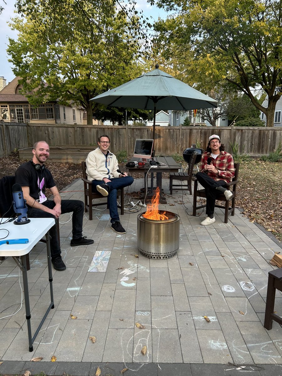 *NEW EPISODE ALERT*

We’re back!! Again!

As we teased last week we had the unique opportunity to sit down with Marcus Nuccio, drummer for <a href="/Ratboysband/">Ratboys</a>, Pet Symmetry, &amp; What Gives, for an in-person interview around our own Matt Morgan’s backyard fire pit.