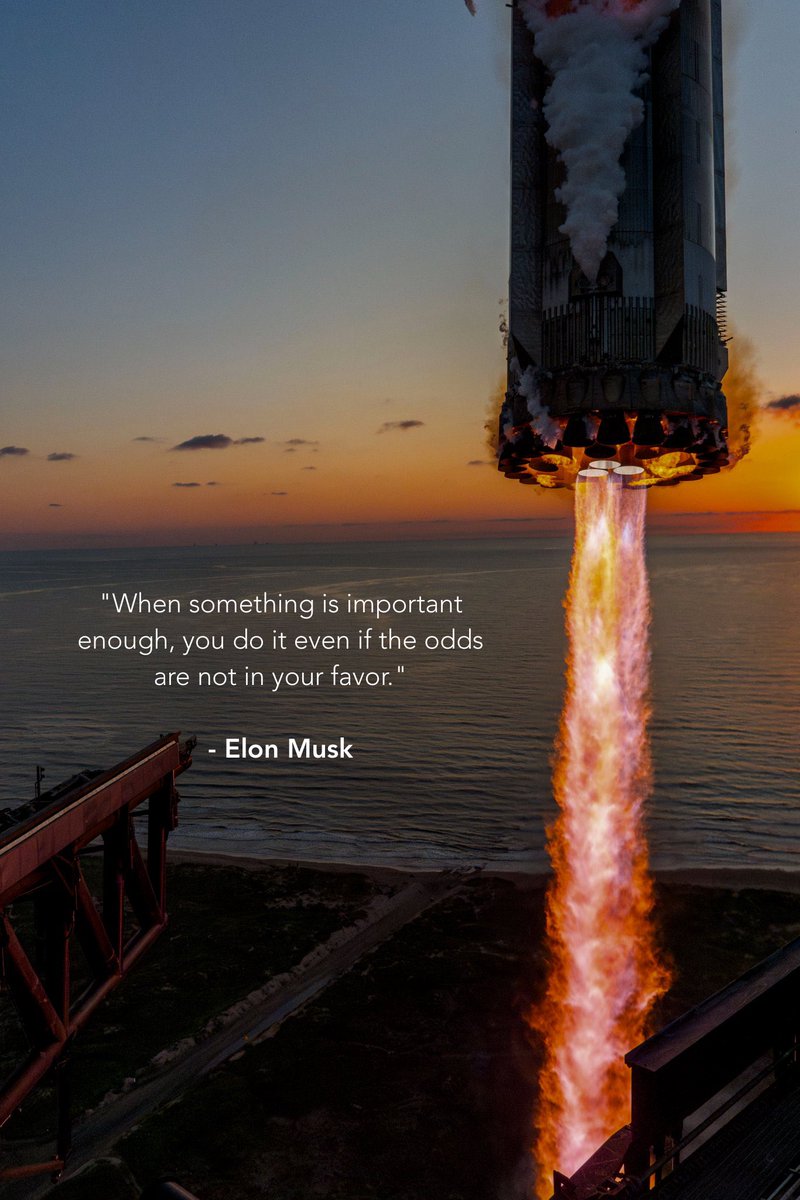 space_tchr25's tweet photo. Wisdom for Friday… @SpaceX made it happen. Watch and see what’s next! https://t.co/UQ7frQOy6c
