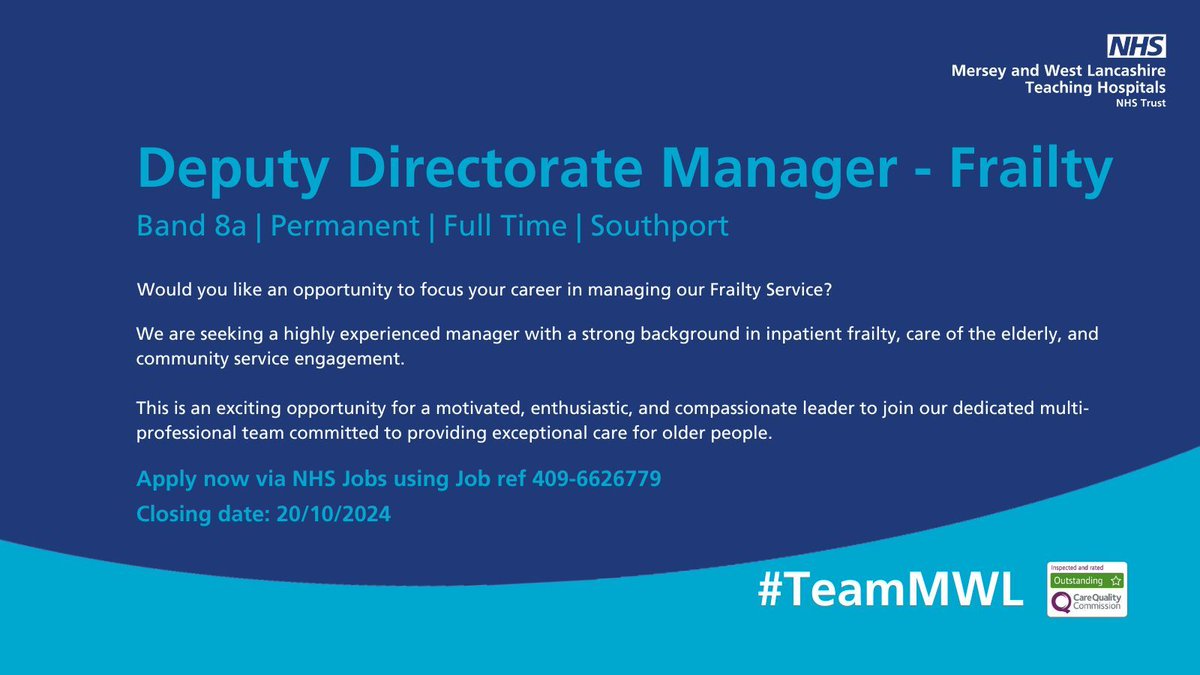 NHS MWL Recruitment tweet media