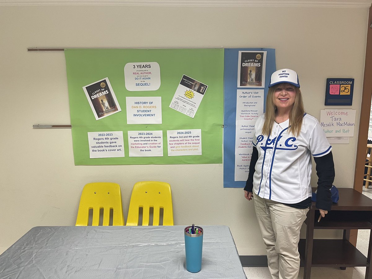 DanDRogersDISD's tweet photo. What an experience 4th graders had serving as a feedback panel for @taramesalik7757, author of Closet of Dreams! Students heard a preview of the next volume &amp; gave feedback before the book heads to publishing! #TheWritingProcess 
@TbrandtTom @Region3_DISD @dallasschools https://t.co/cYe26ySR1w