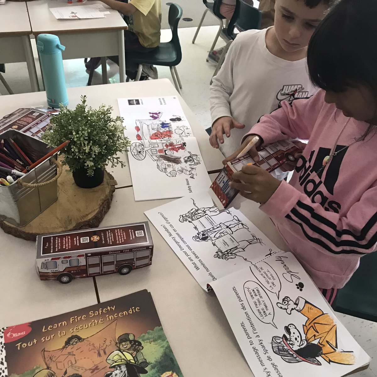 e14105's tweet photo. Thank you @OttFire for the educational resources to support our learning about fire safety in grade 1 @StJeromeOCSB https://t.co/1FkzlDlmLR