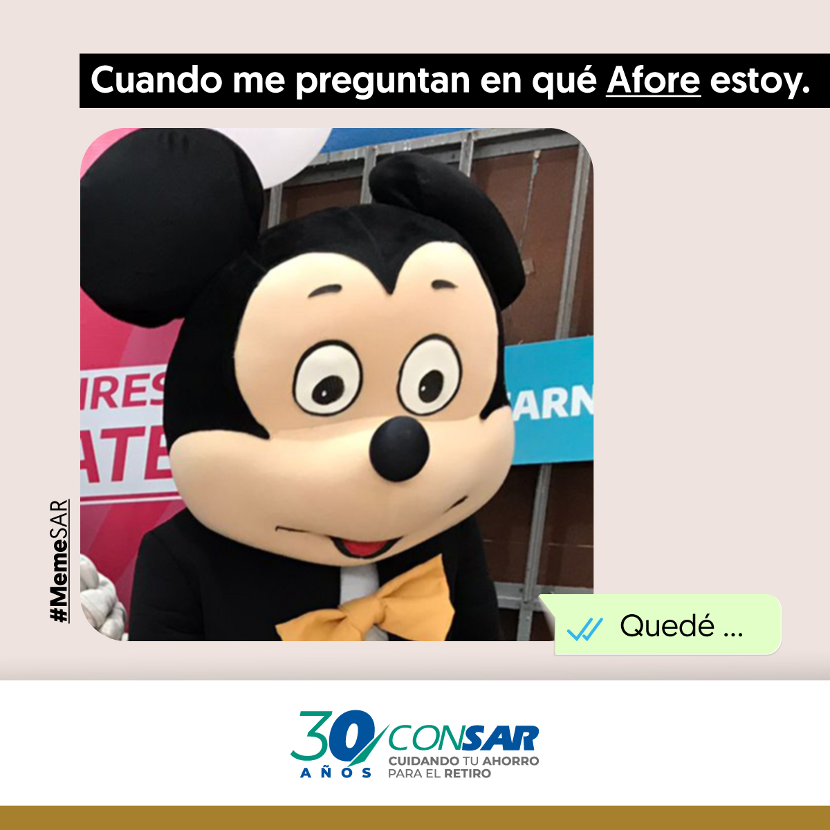 CONSAR_mx's tweet photo. 😯 ¡Que no te agarre de sorpresa tu ahorro para el retiro! 🔎 Localiza tu cuenta #Afore comunicándote a ☎️ #SARTEL: 55 1328 5000. https://t.co/dmMJ606QTT