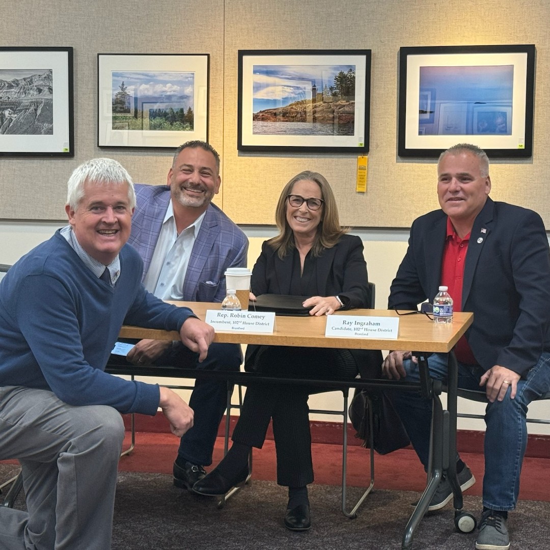 PCforCT's tweet photo. Thanks to everyone who came out to the Shoreline Chamber’s Candidate Forum on Tuesday. If you want real solutions for our community, let’s keep talking. Learn more about where I stand and make an informed decision on November 5th. Your vote matters! https://t.co/jkT0GUT8IY https://t.co/Di1G93HxPH