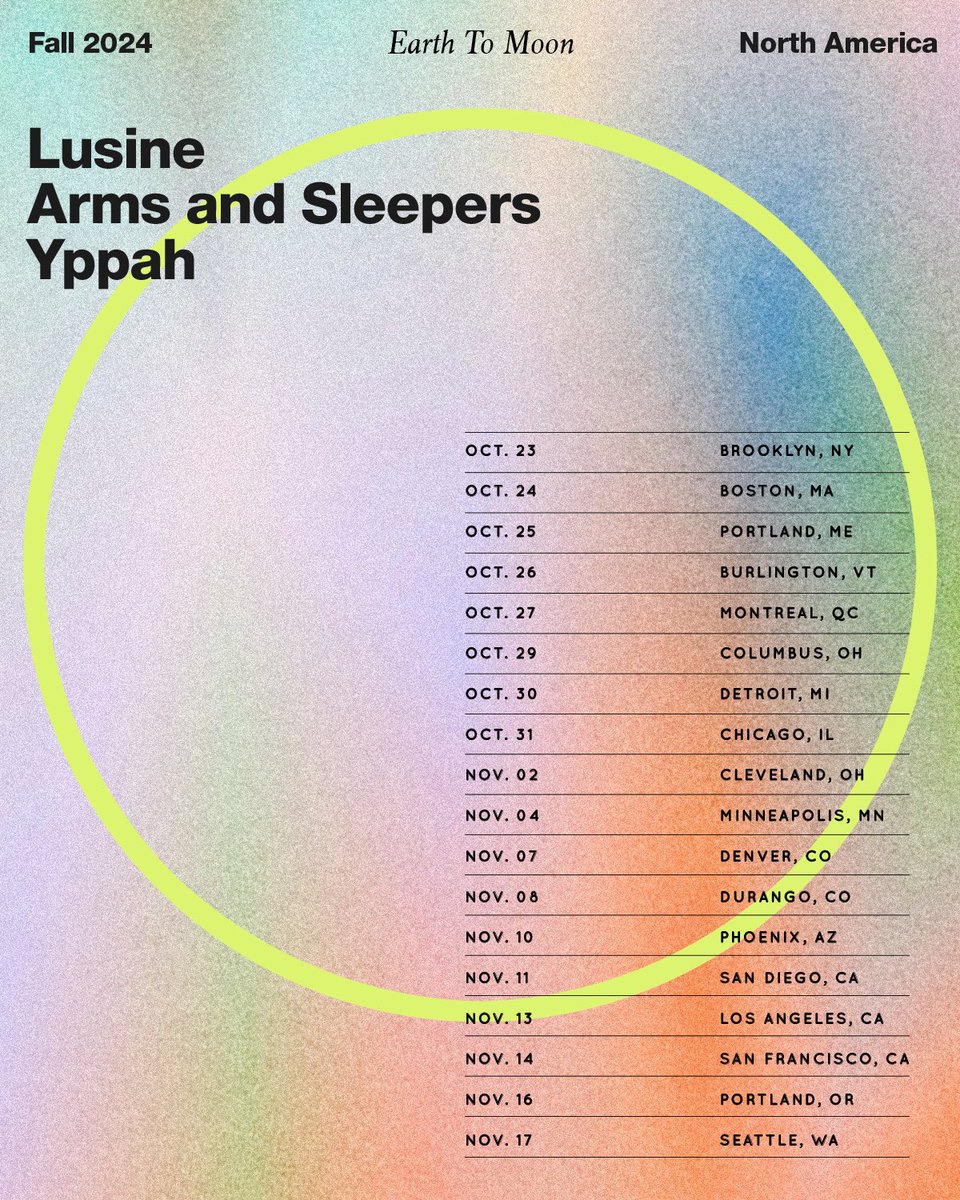 armsandsleepers's tweet photo. Out today on @FutureArchiveR: new collaborative single ‘Earth to Moon’ with Lusine and @_Yppah_
Released ahead of our 18-date North American tour which kicks off next week! Listen to the new single & grab tickets at https://t.co/STRlsteBKW
#armsandsleepers #lusine #yppah https://t.co/6urKvhGcjX