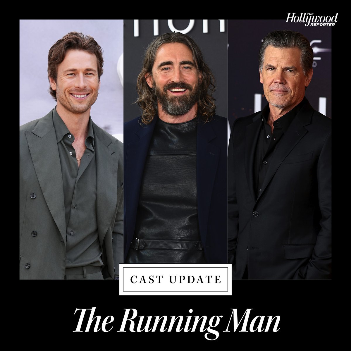 THR's tweet photo. THR Exclusive: Lee Pace has closed a deal to join Glen Powell, Josh Brolin in #TheRunningMan, Paramount’s adaptation of the Stephen King novel. Edgar Wright is directing: https://t.co/XbFH2lCP6F https://t.co/6kfLvm7aOW