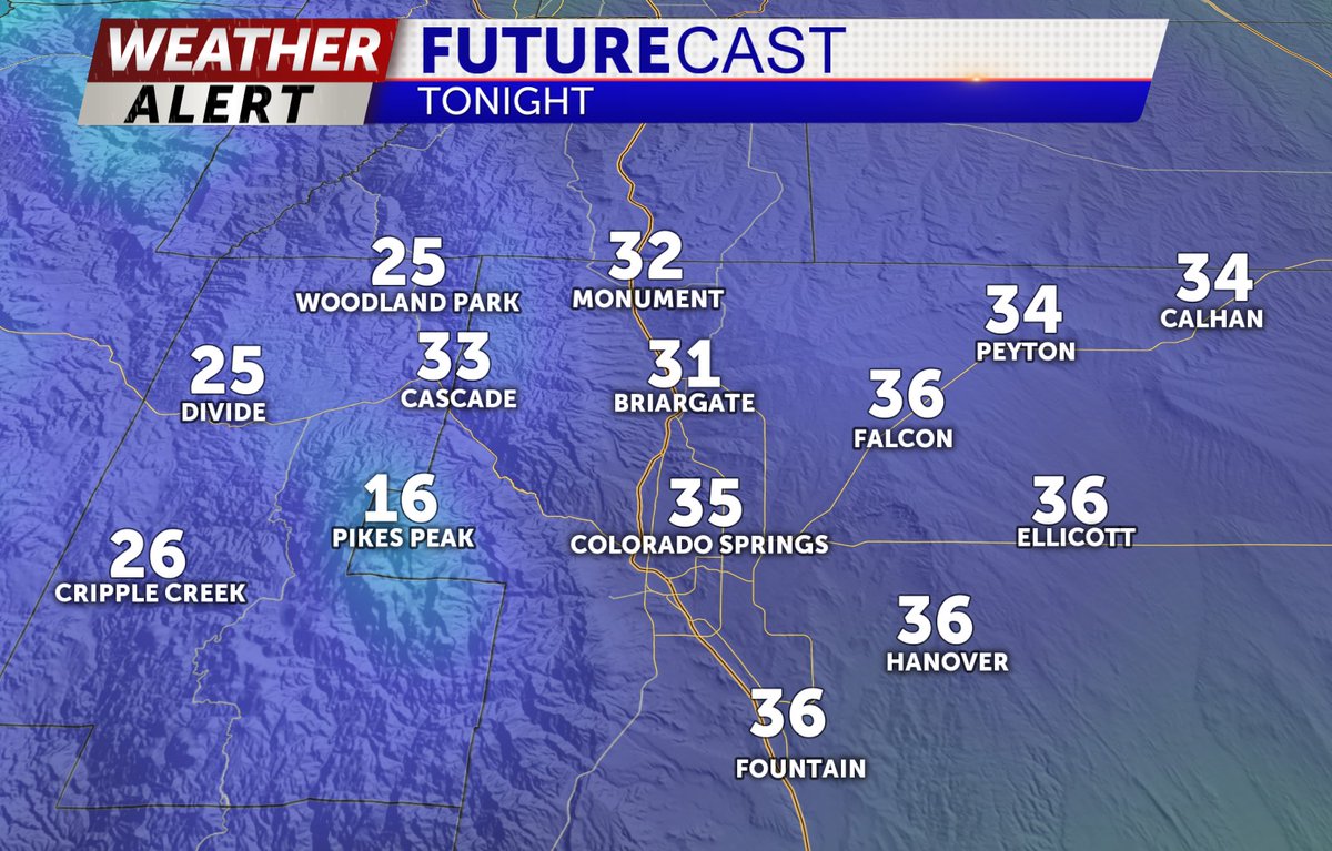 MerryMatthewsWx's tweet photo. BRRR! Chilly Temps moving in tonight. Some showers early this afternoon but more widespread rain/snow tonight. https://t.co/ibqeVCLJIs