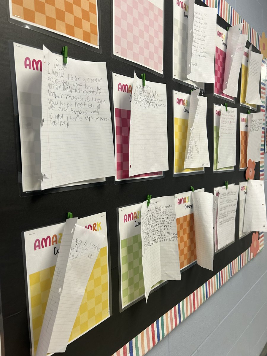 AdriannaPence's tweet photo. One of my favorite things to do while visiting buildings is look at all of the work displayed throughout the hallways. 
Great job @NewChelsea_Elem! #BetterEveryDay https://t.co/SmIZfcFADj