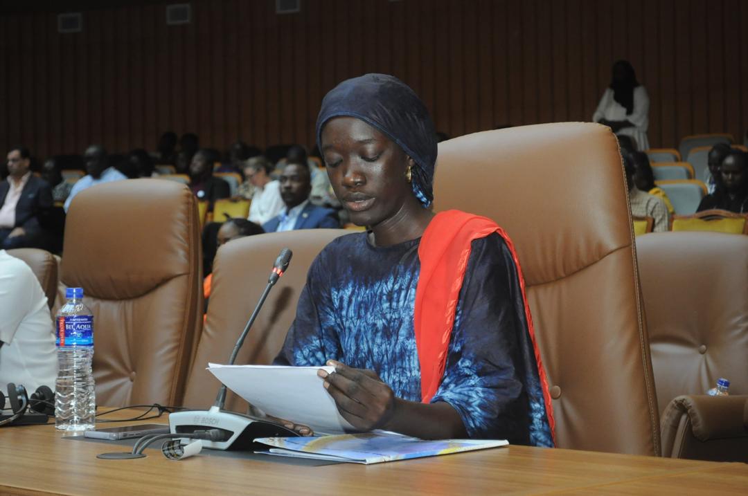 CastoutSlavery's tweet photo. At the 81st Ordinary Session of #ACHPR in Banjul #TheGambia, our senior Rights Expert @AlimaTaal0 delivers statement on behalf of #GFoD and @ciddh_officiel, addressing a pressing concern in African societies - Discrimination based on #work and #descent. #ACHPR81 https://t.co/lBvkKATGI4