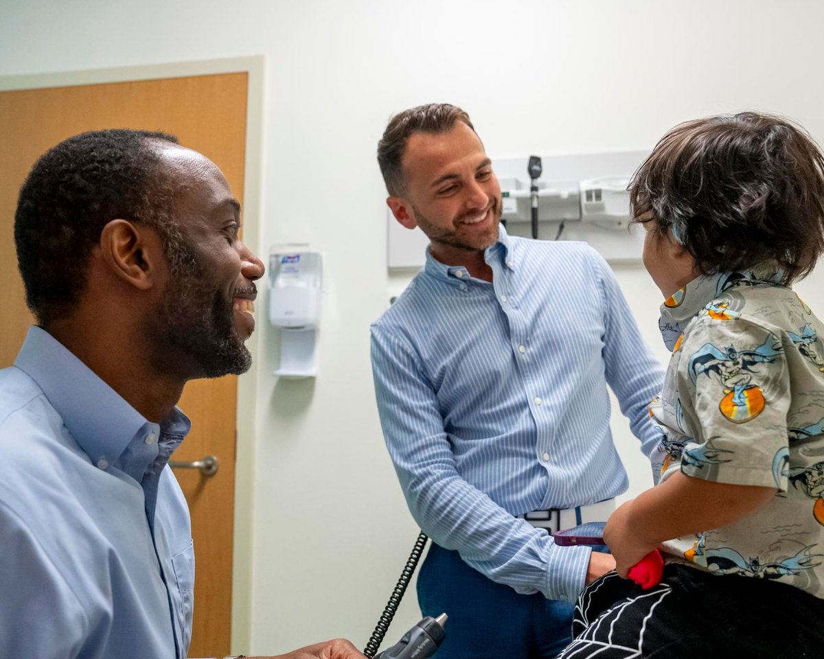 Nemours's tweet photo. When recurrent fevers and ear pain arose, Jayden's family turned to Nemours Children's Hospital, Florida. Thanks to Dr. Pritchett and Dr. Leto Barone, Jayden’s surgery was a success. Learn more about his journey and our Ear, Hearing &amp; Communication Center: https://t.co/Ei3hKMXPop https://t.co/O3jQJYGULk