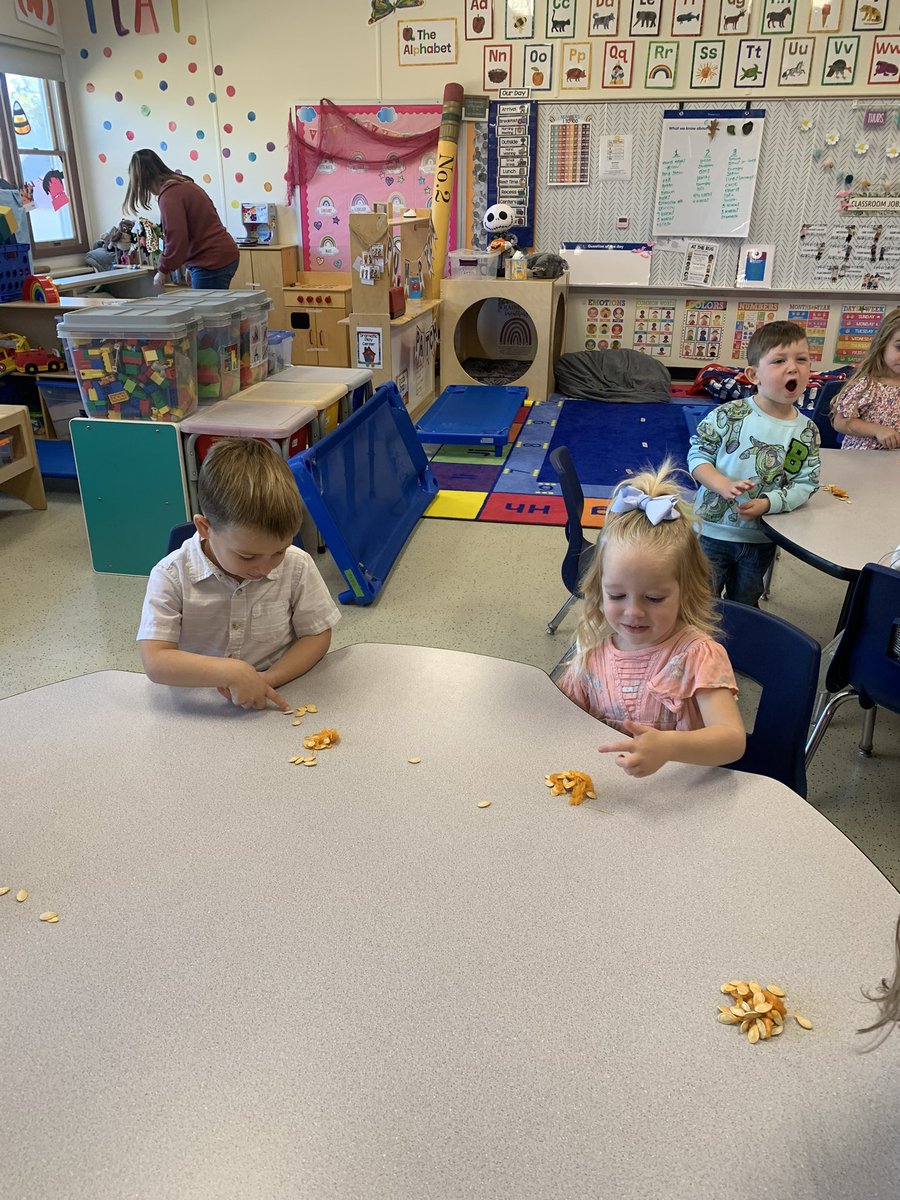 jarmstrong1720's tweet image. Pumpkin Observation #preschool #handsonfun @StaffordTwpEd @Director_Oxy