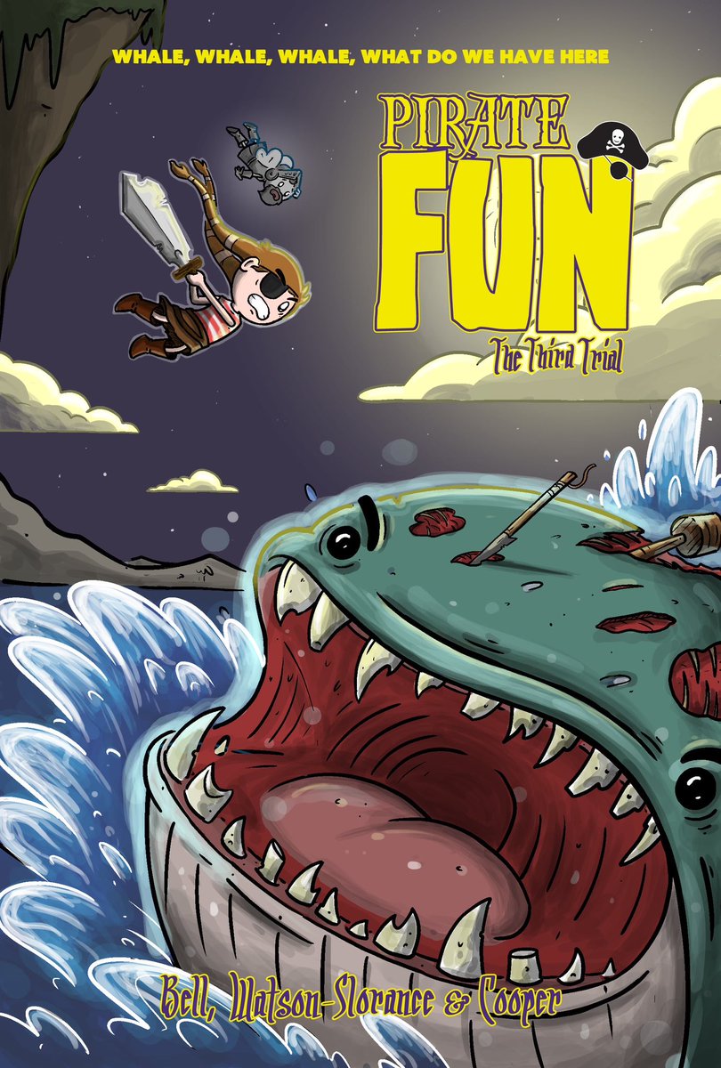 Colin Bell (@colinbell) on Twitter photo Exciting news everyone! <a href="/neilslorance/">Neil Watson-Slorance</a> and I are delighted to bring you PIRATE FUN: THE THIRD TRIAL later this year - here’s the cover!
Keep your eyes peeled for an impending Kickstarter announcement and we’ll see you back on the high seas, it’s literally been too long Exciting news everyone! <a href="/neilslorance/">Neil Watson-Slorance</a> and I are delighted to bring you PIRATE FUN: THE THIRD TRIAL later this year - here’s the cover!
Keep your eyes peeled for an impending Kickstarter announcement and we’ll see you back on the high seas, it’s literally been too long