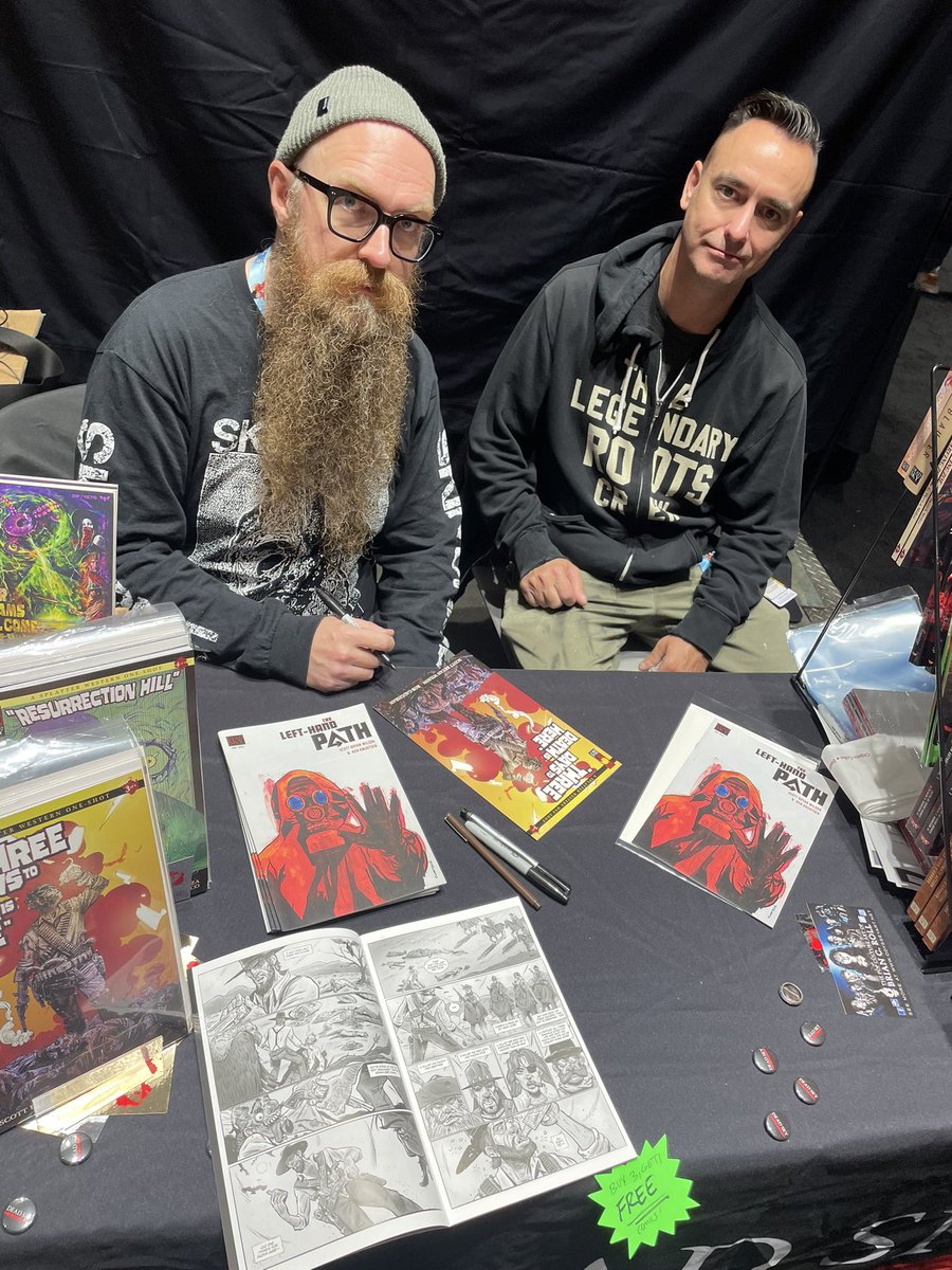 Dead Sky Publishing (@deadskypub) on Twitter photo We got <a href="/scottbrwilson/">Scott Bryan Wilson</a> <a href="/kenknudtsen/">ken knudtsen</a> in the house signing The Left-Hand Path! And Scott is signing Three Days to Death Is Hereācome hang! We got <a href="/scottbrwilson/">Scott Bryan Wilson</a> <a href="/kenknudtsen/">ken knudtsen</a> in the house signing The Left-Hand Path! And Scott is signing Three Days to Death Is Hereācome hang!