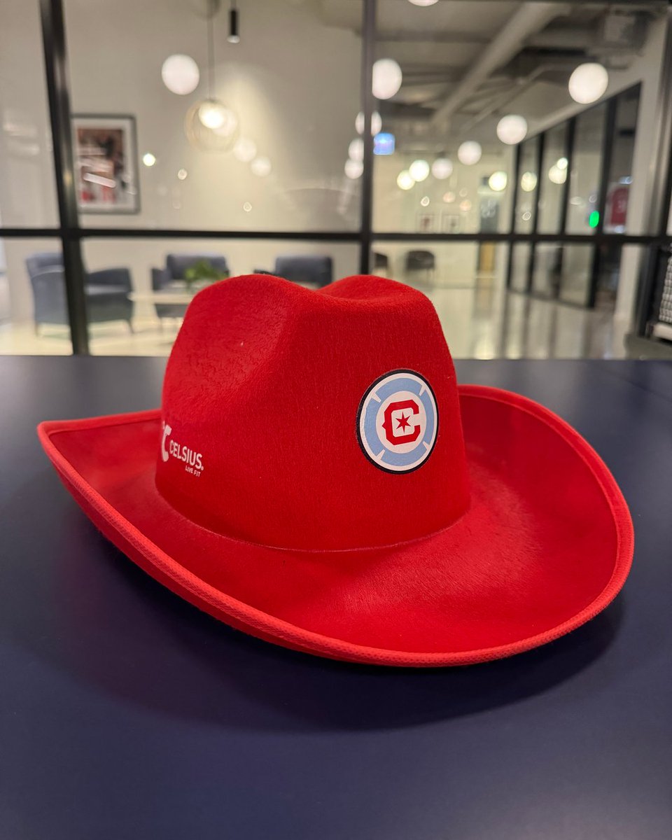 ChicagoFire's tweet photo. Yeeeeeehaw 🤠

RT to get a Fire cowboy hat! #cf97 https://t.co/rveRHZj44i