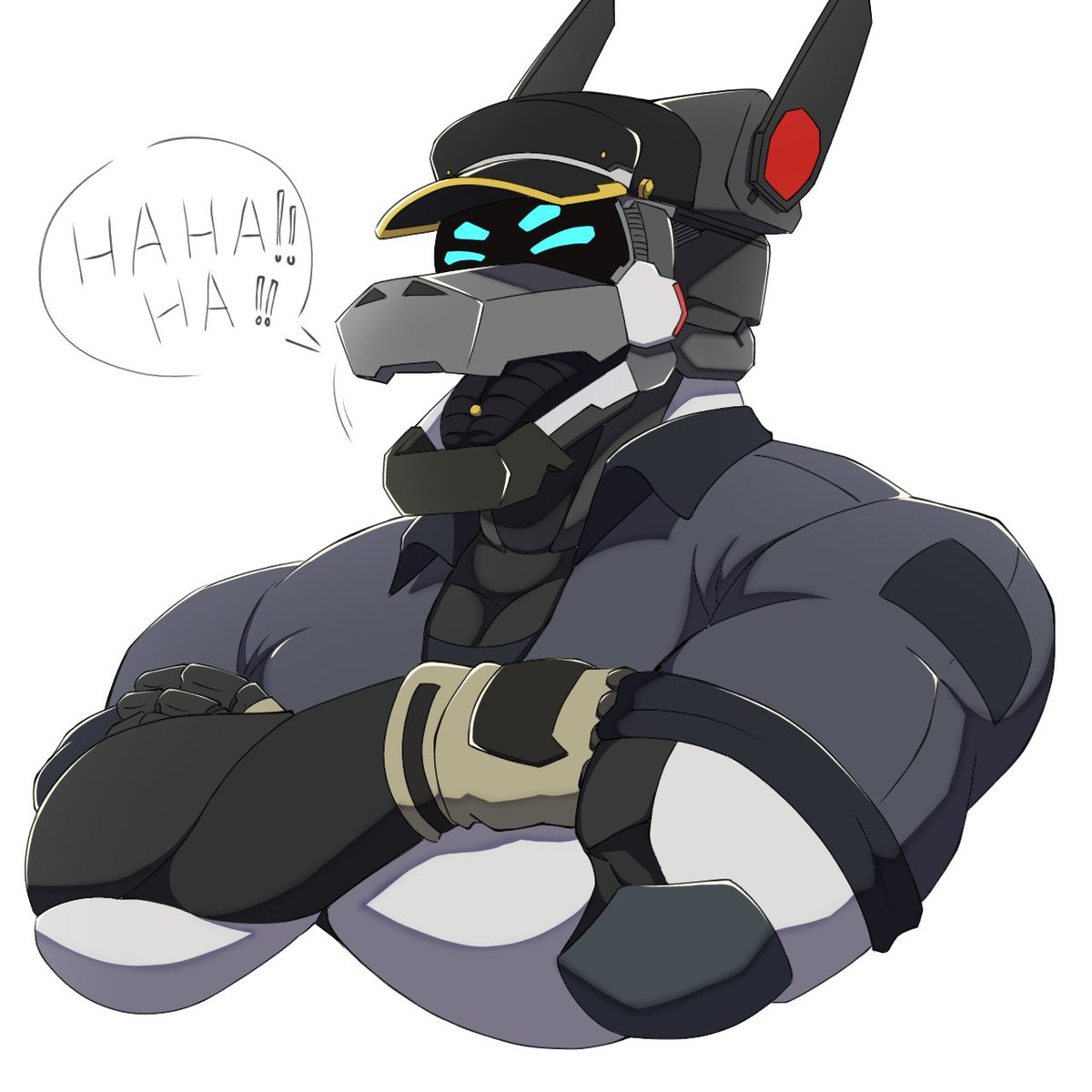 furgit_02's tweet photo. Quick drawing of laughing panzer https://t.co/V0JOxS0Tsy