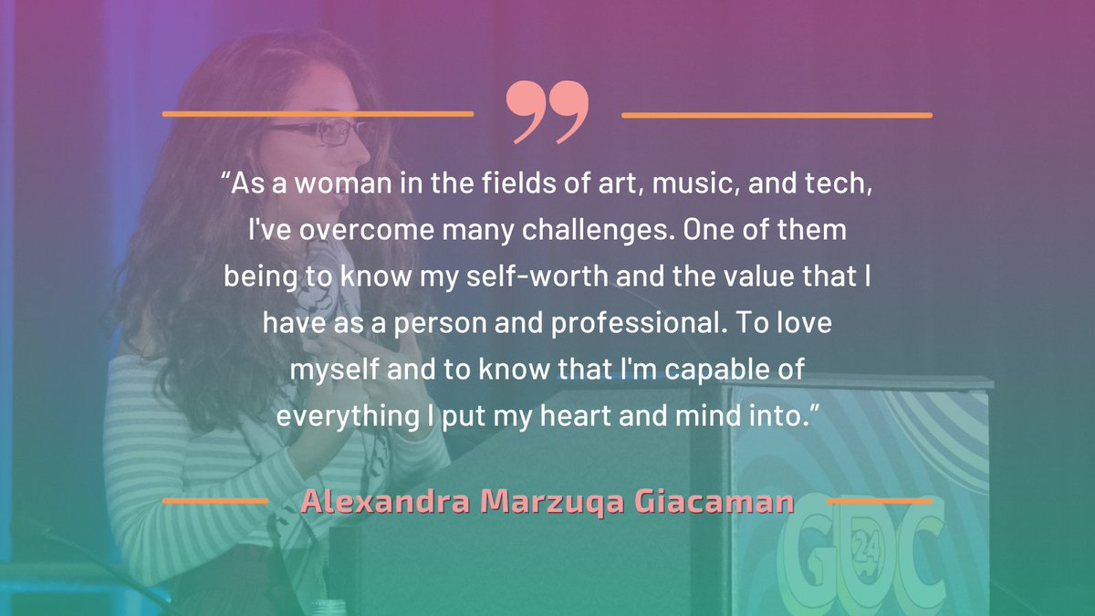 Official_GDC's tweet photo. We're thrilled to share that #1ReasonToBe (organized by @Laiabee) is returning to #GDC2025! This incredible panel showcases women from emerging territories across the globe, engaging in candid conversations about game development within their respective and unique point of views. 
https://t.co/Lm0HKmWTcA