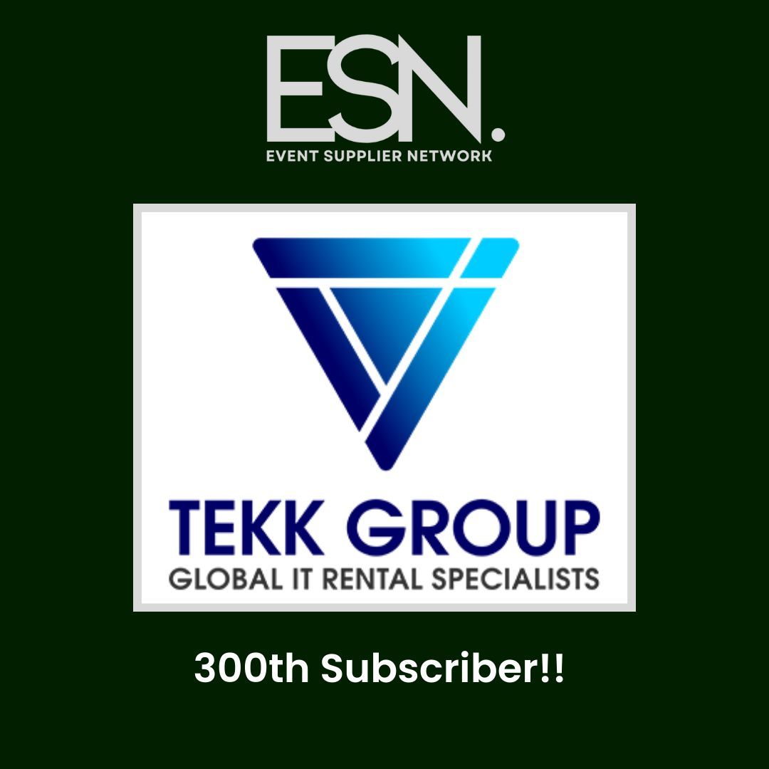 eventsupplier's tweet photo. 🎉 We’ve hit 300 Instagram followers! Shoutout to our 300th follower, @TekkGroup, specialists in IT rentals &amp; event software! 💻🎧

To celebrate, we’re offering free upgrades to featured listings for the next 7 days. Join us today! Sign up: https://t.co/LamVkzPbKd 

#300Followers https://t.co/igEEaxoUkn