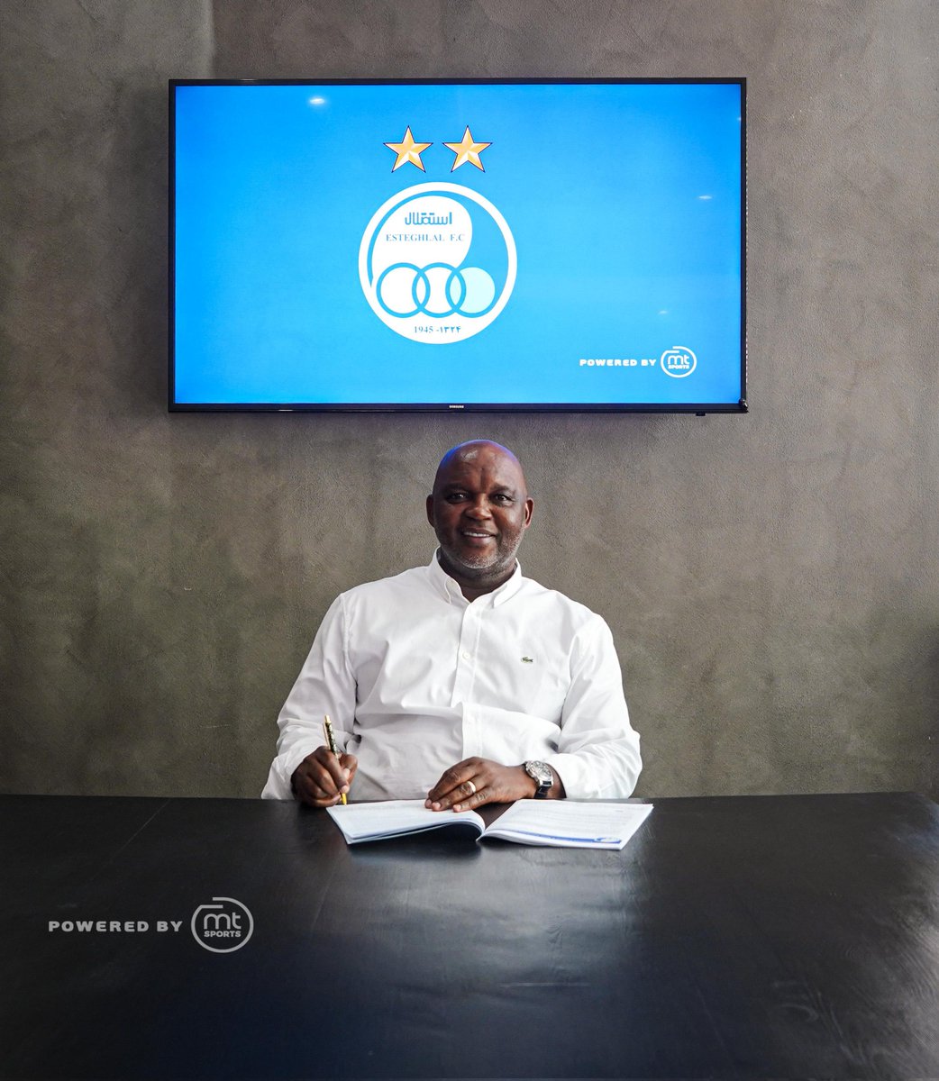 robertmarawa's tweet image. 🔴 NAZOOOOOOOOOOO!! 🔴

[BREAKING!!]

@TheRealPitso has just finished putting pen to paper at Esteghlal F.C. which plays in the Persian Gulf Pro League!! 

Congratulations, Coach!! ✍️🏽

Read more!!👇🏾👇🏾