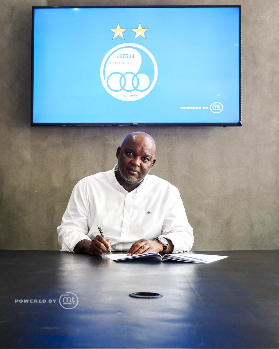 robertmarawa's tweet image. 🔴 NAZOOOOOOOOOOO!! 🔴

[BREAKING!!]

@TheRealPitso has just finished putting pen to paper at Esteghlal F.C. which plays in the Persian Gulf Pro League!! 

Congratulations, Coach!! ✍️🏽

Read more!!👇🏾👇🏾