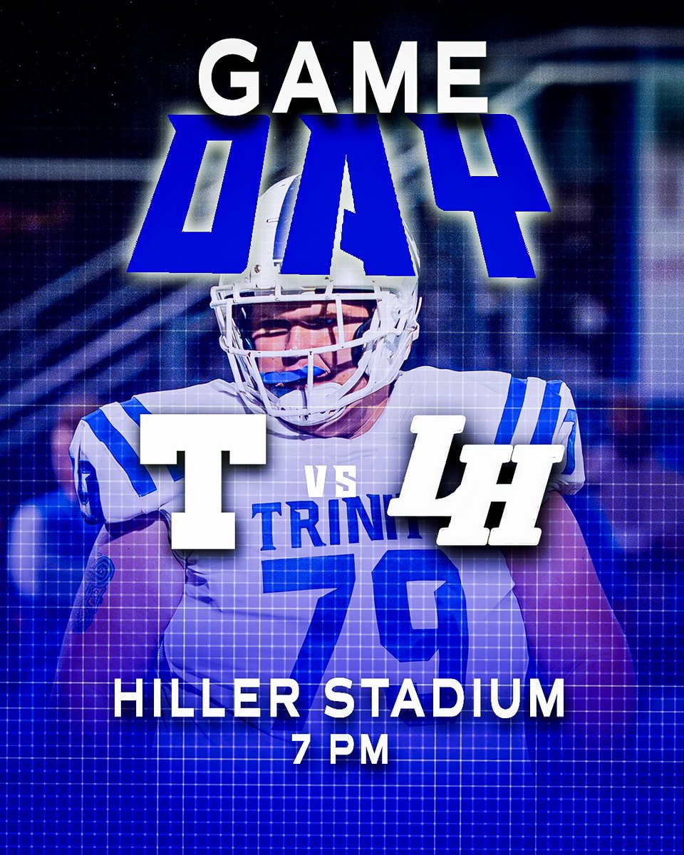 YOU KNOW WHAT DAY IT IS‼️

📅 Fri. October 18
🆚 Laurel Highlands
📍Hiller Stadium - Trinity MS
⏰ 7PM