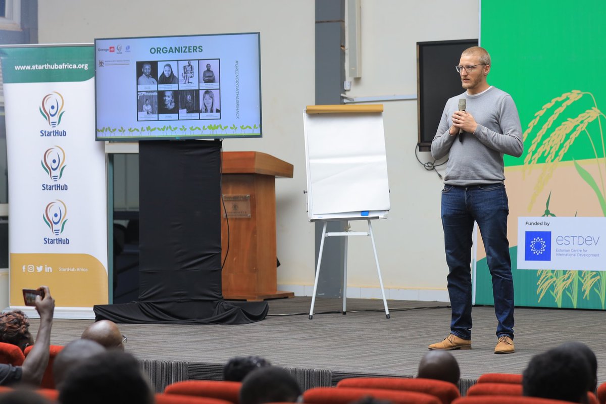 innovationhubug's tweet photo. Today we kick start the #GreenGrowthHackathon at the National ICT Innovation Hub. With the support from our partners @ESTDEVestonia @garage48 @MoICT_Ug @StartHubAfrica this initiative has come to life. From today till Sunday, innovation and creativity is going to be implemented for sustainable growth. 
During our opening ceremony, we have had these great minds present their ideas to different stakeholders and we begin team formation and work in a few! Stay tuned this weekend for regular updates.