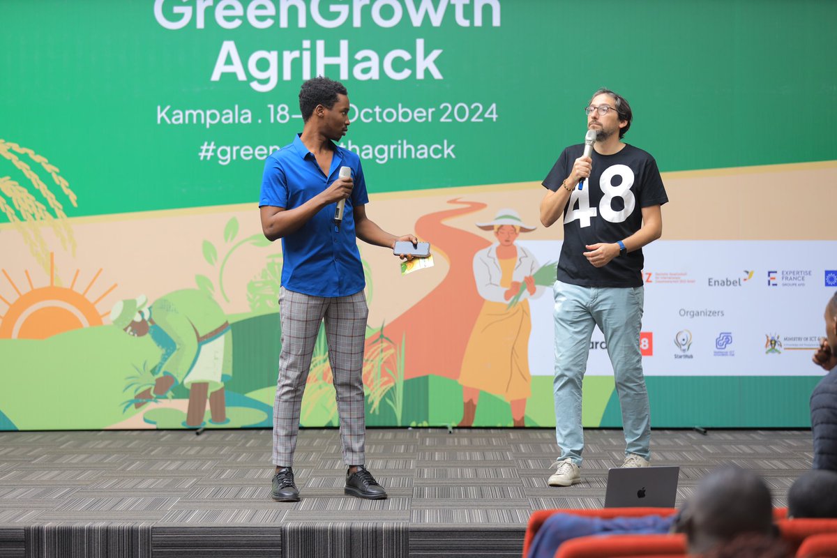 innovationhubug's tweet photo. Today we kick start the #GreenGrowthHackathon at the National ICT Innovation Hub. With the support from our partners @ESTDEVestonia @garage48 @MoICT_Ug @StartHubAfrica this initiative has come to life. From today till Sunday, innovation and creativity is going to be implemented for sustainable growth. 
During our opening ceremony, we have had these great minds present their ideas to different stakeholders and we begin team formation and work in a few! Stay tuned this weekend for regular updates.