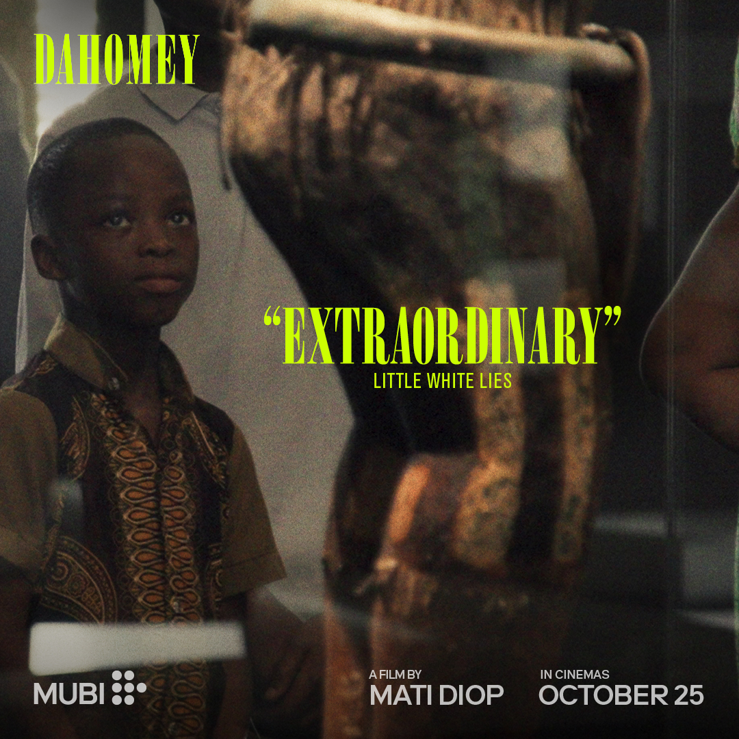 mubiuk's tweet photo. A vital, thought-provoking look at restitution and self-determination, DAHOMEY is in cinemas October 25. A MUBI Release.

Get tickets: https://t.co/ejCYAfReWd https://t.co/pMxsCyEgpV