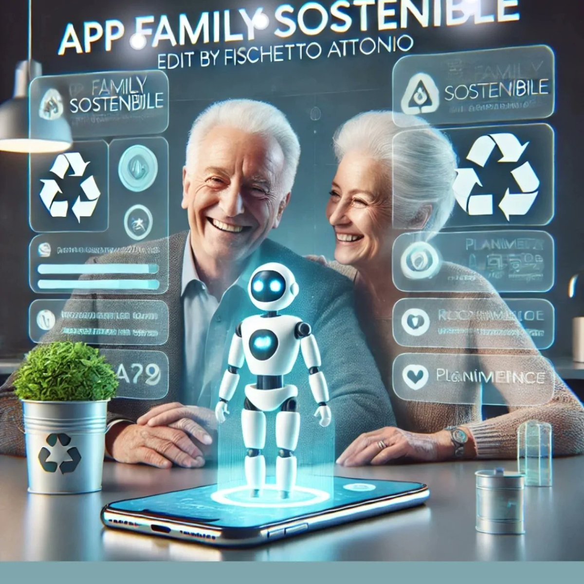 pyppyfv's tweet photo. 🌍 İNTELLIGENZA ARTlFlClALE"🌱
"Non è una badante, ma fa parte della famiglia! Utilizzabile da tutti, anche con comandi vocali! "
L'App Family Sostenibile rappresenta un alleato fondamentale nella nostra quotidianità, un assistente virtuale progettato per la transizione ecologica https://t.co/JvNe9QlS0W