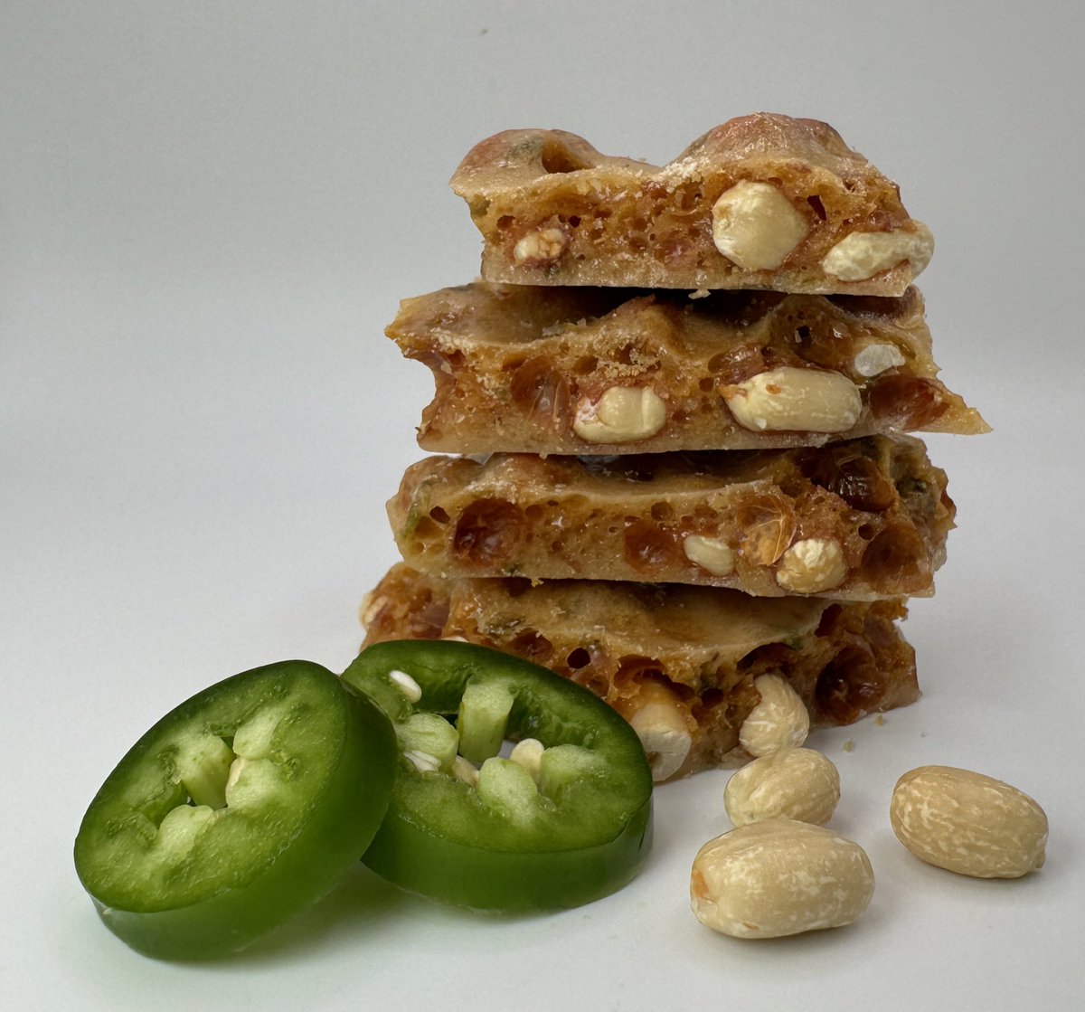 devaneyandco's tweet photo. Our Jalapeño Peanut Brittle &amp; Salted Cashew Brittle are now available online! 

https://t.co/vA1F5tgHXn https://t.co/Bc8pYbCK4b
