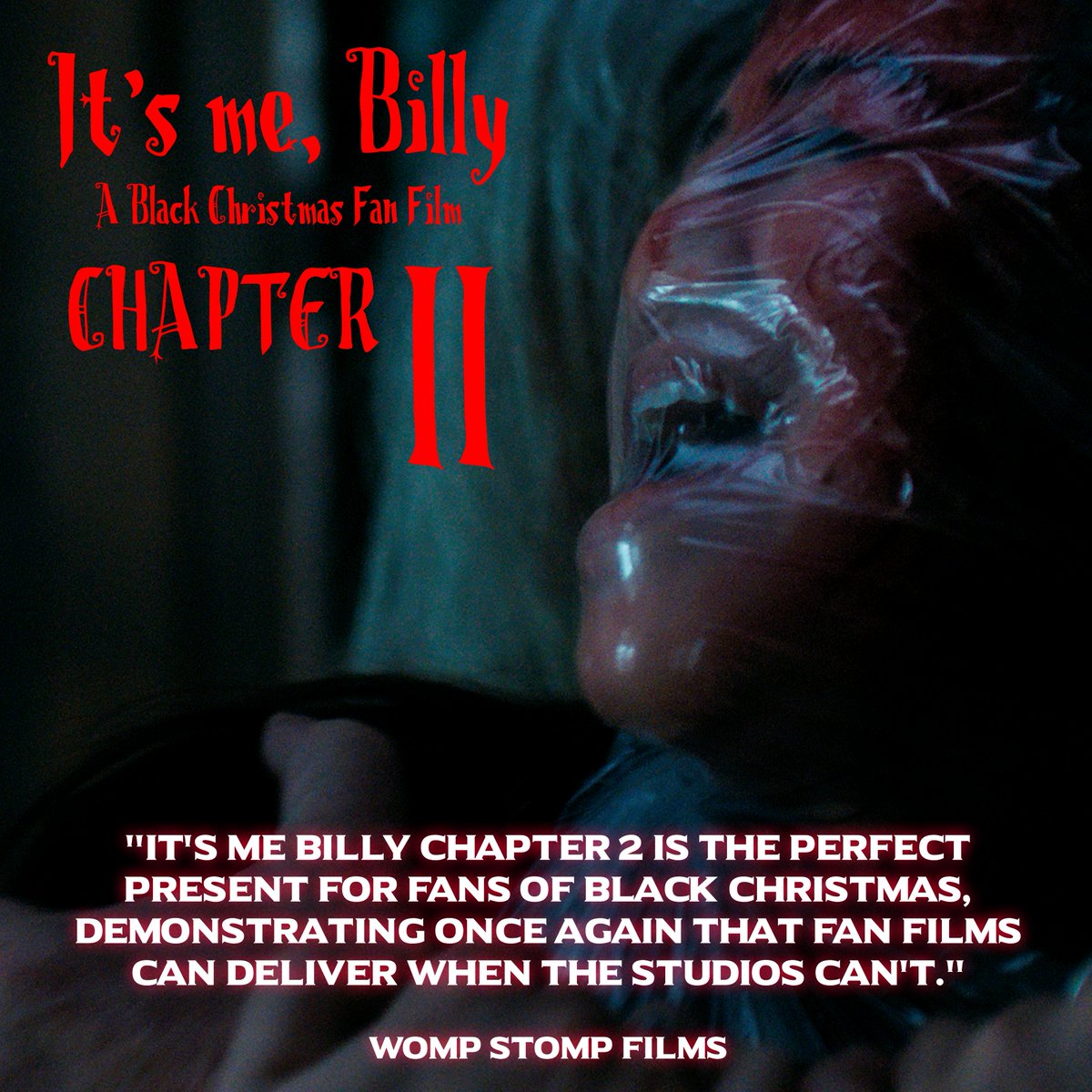 TheVoiceMann's tweet photo. As we enter the second weekend, It's Me, Billy: Chapter 2 is closing in on 10 thousand views. Let's see if we can get it there! Links to both films below.
It's Me, Billy: https://t.co/Z2Nn9vheQy
It's Me, Billy: Chapter 2: https://t.co/2gpLpYwXfS
#itsmebilly #itsmebilly2 #blackchristmas #indiefilm #horrormovies #horrorfilms