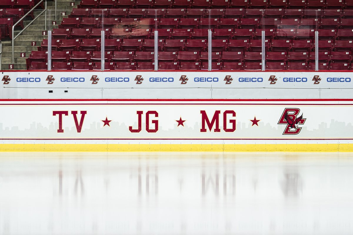 BC_MHockey's tweet photo. ⭐️ TV ⭐️ JG ⭐️ MG ⭐️

We will be honoring Tony, Johnny, and Matthew tonight at our home opener as well as on Friday, Nov. 8.

For more information, please click the link below:

📰 https://t.co/s0k4KZS547 https://t.co/N1URpuGx4t