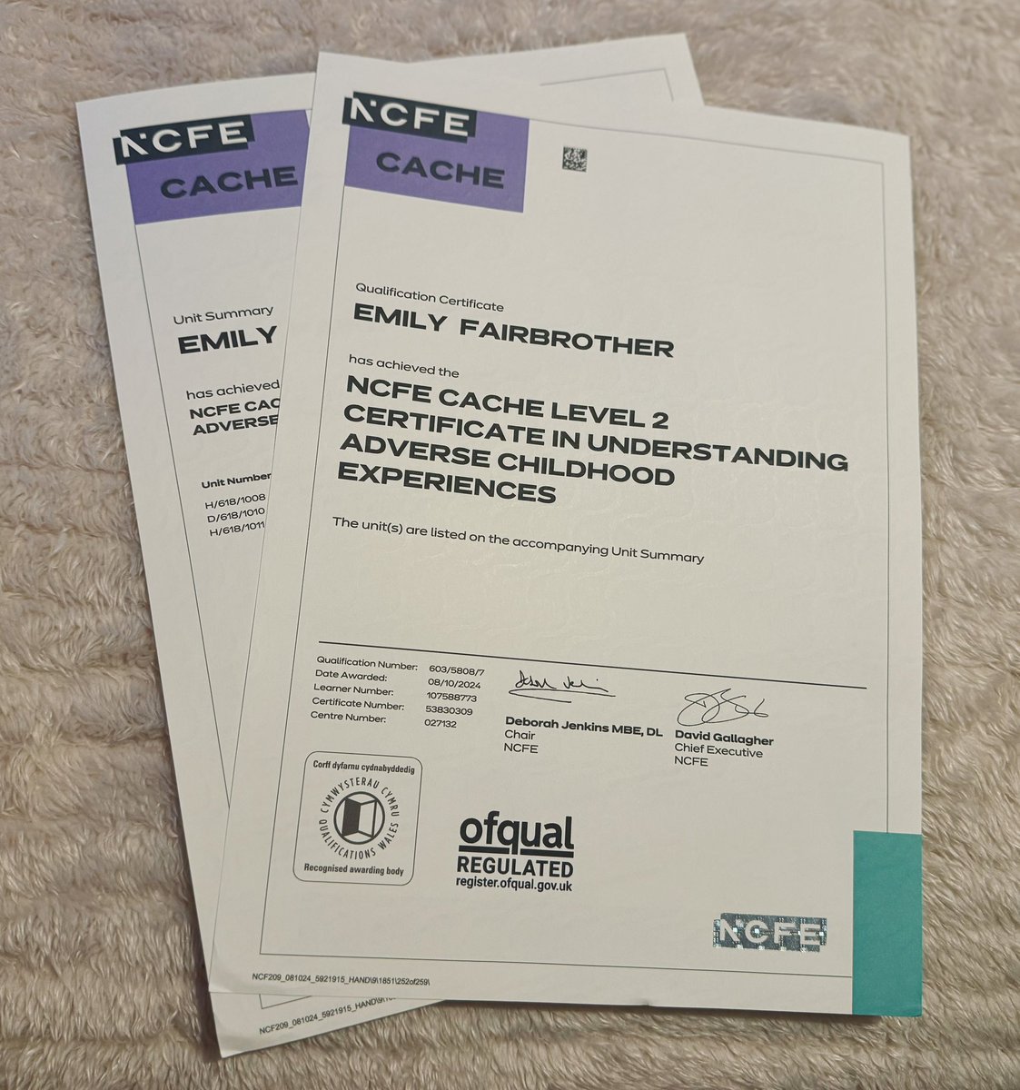 MissFairbrother's tweet photo. With the nights drawing in, I love nothing more than being cosy and learning something new 📚 

I began developing my understanding of adverse childhood experiences (ACEs). Pleased to share I have now successfully passed and received my certification! https://t.co/Pby1g2kO7u