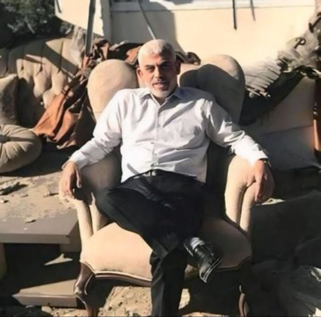 MJibranNasir's tweet photo. Those with an iron will do not hide behind an iron dome. Yahya Sinwar lived, led and died with exemplary courage. Long live the resistance. From the River to the Sea 🇵🇸 will be free! https://t.co/vwquGIKAzu