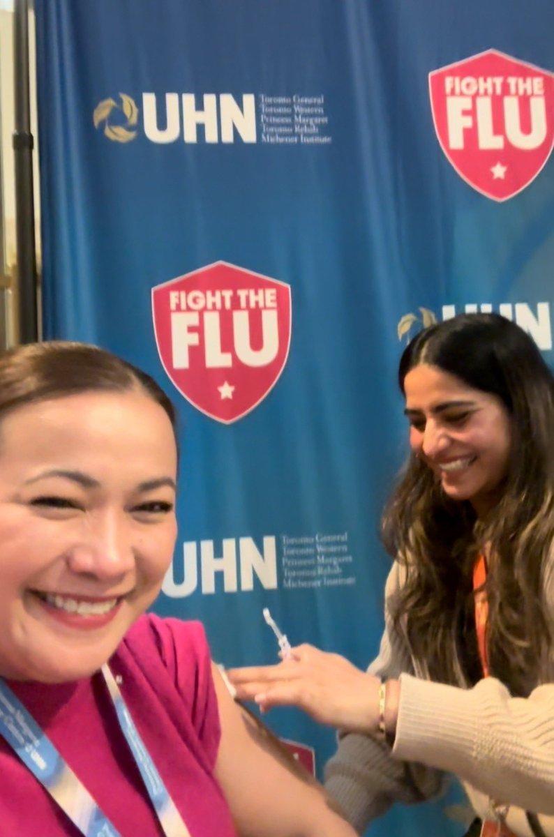 Let’s beat the flu together!💪🏼 It’s quick, easy (thanks! <a href="/UHN/">University Health Network</a> <a href="/pmcancercentre/">Princess Margaret Cancer Centre</a> ) and helps everyone stay healthy!😃
#FluFighter #StayHealthy