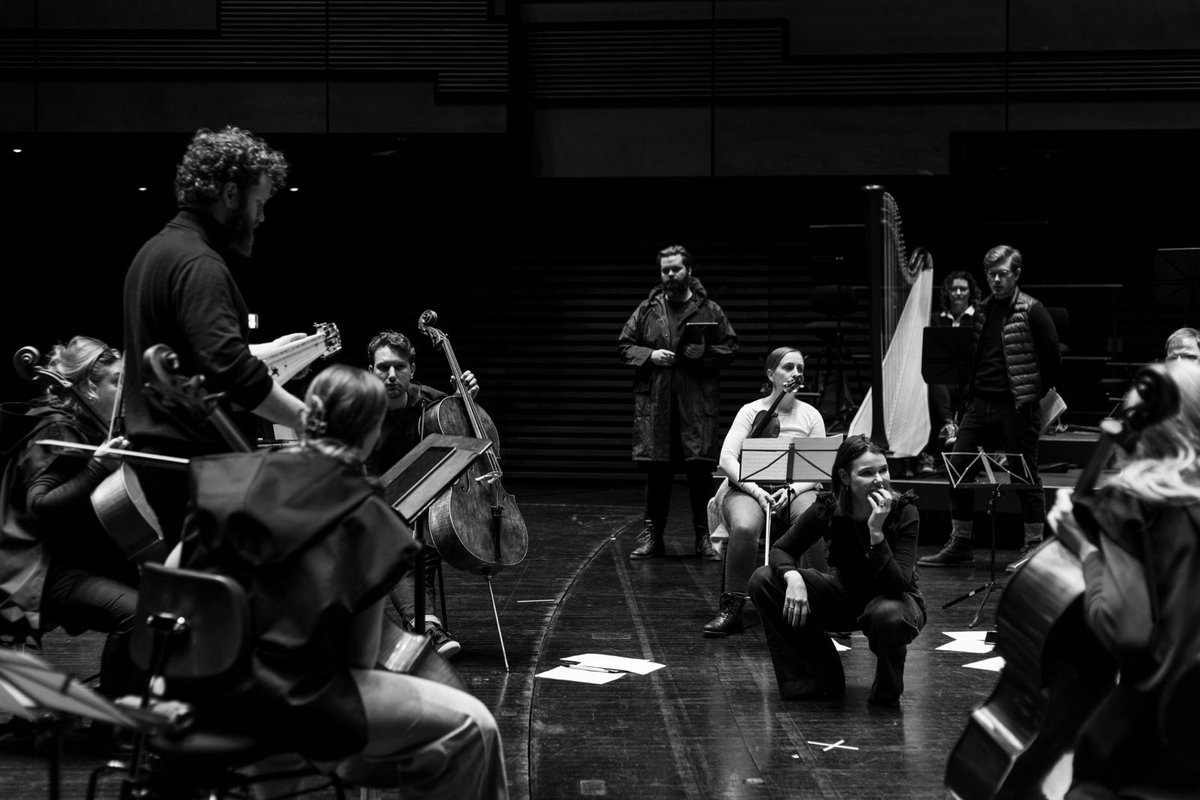 Rehearsals are underway for tomorrow's RITUAL, presented by Yo-Yo Ma and marvaða in generous partnership with the Iceland Symphony Orchestra, for this year's #Assembly2024!