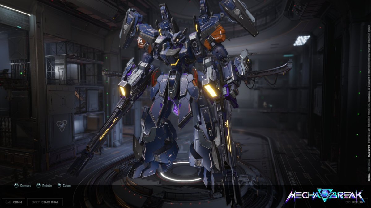 At Mecha Break exhibit at NYCC 2024 with my custom mech!! #MechaBREAK