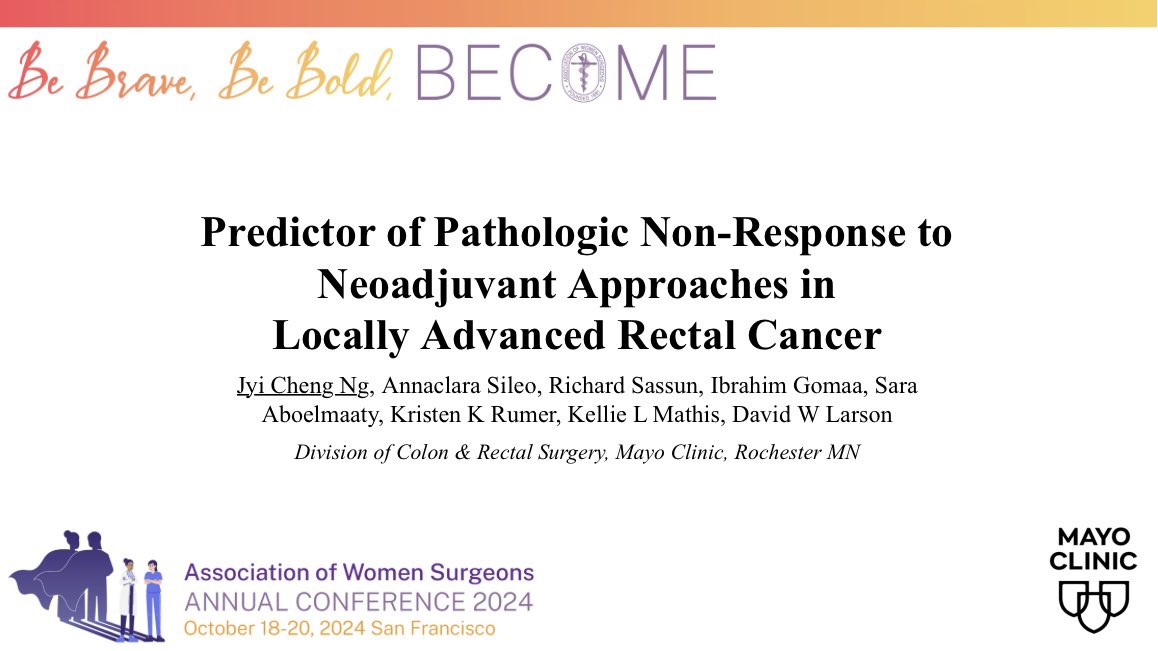 JyiChengNg's tweet image. Grateful for the opportunity to present our work at the @WomenSurgeons Starr Research Forum this morning, alongside 9 incredible speakers!

Kicking off #AWS2024 #ACSCC2024 week 💫