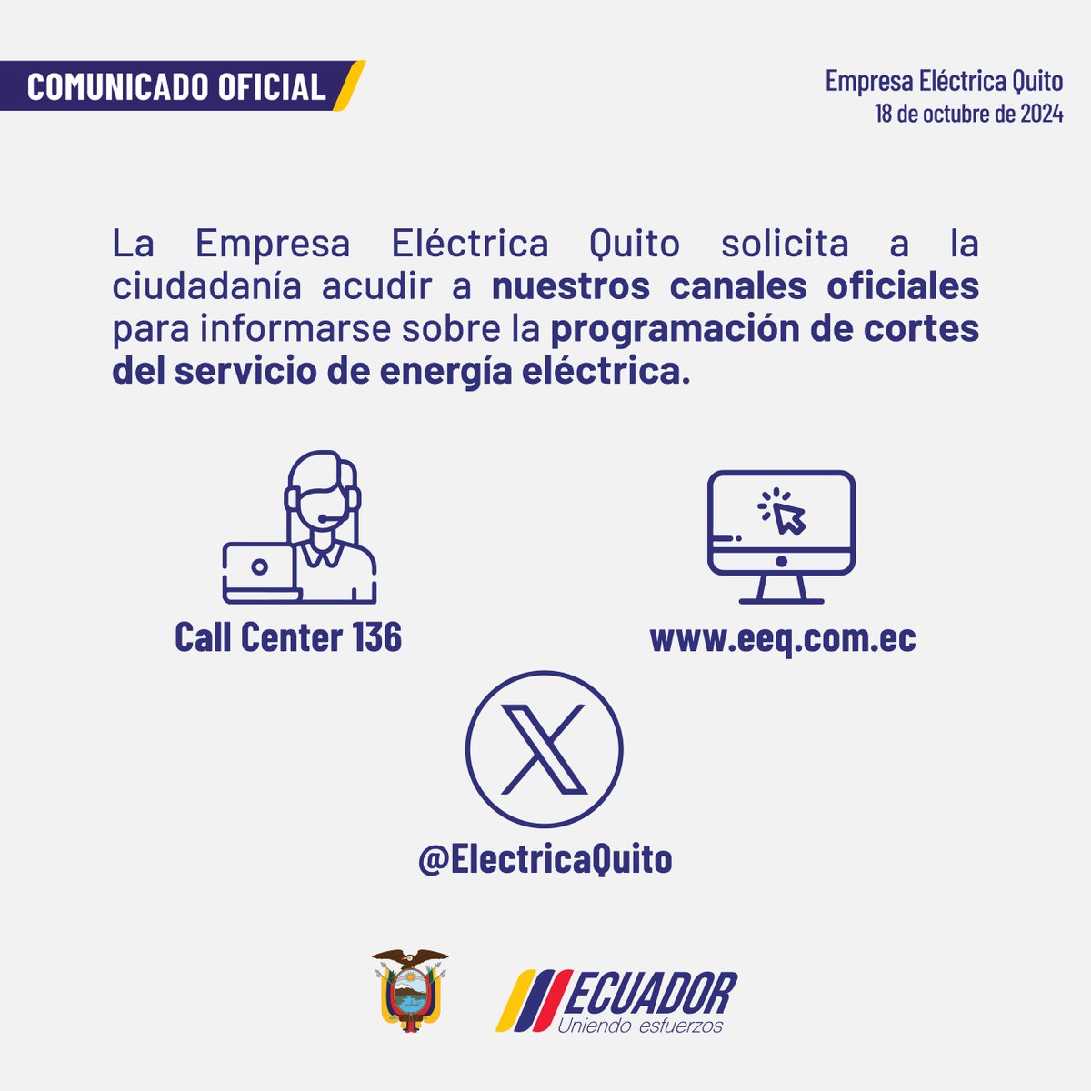 Empresa Eléctrica Quito tweet media