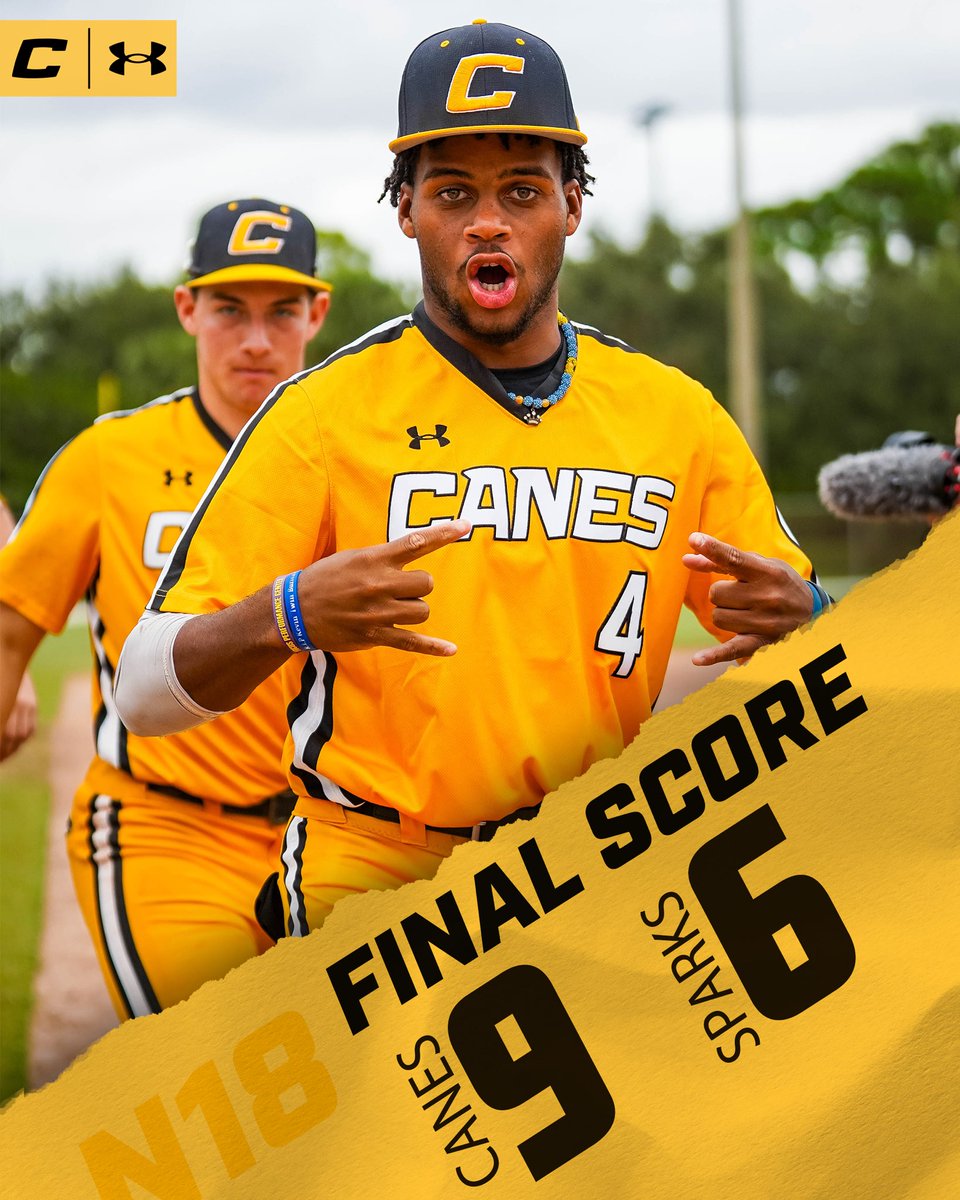 Final!

#thecanes #DifferentBrandOfBaseball