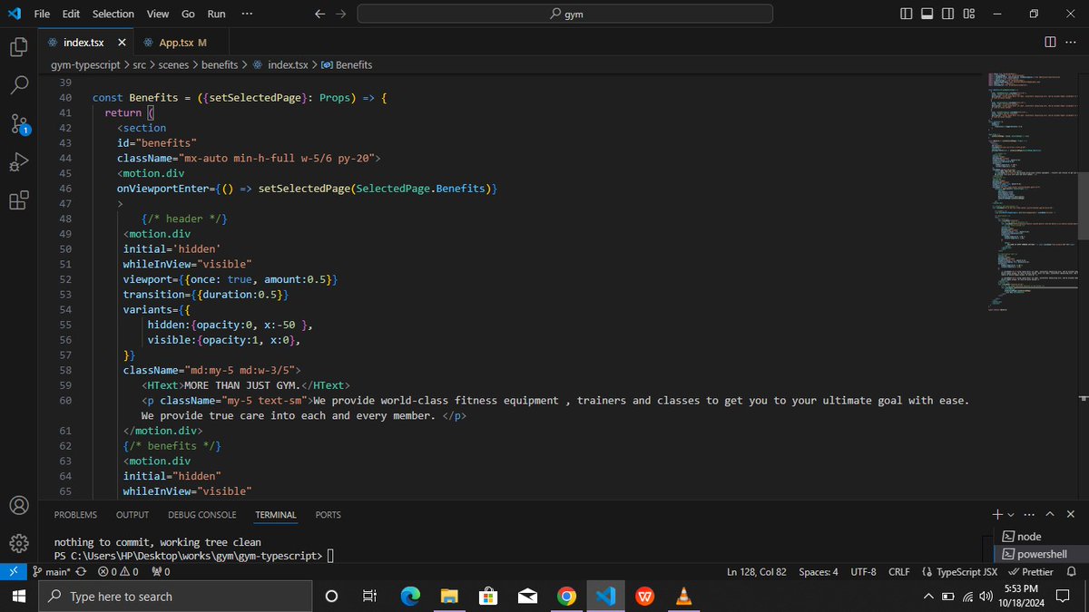 IfedolapoPaul's tweet image. Update on the gym website i&apos;ve been building ‼️
#typescript #framermotion