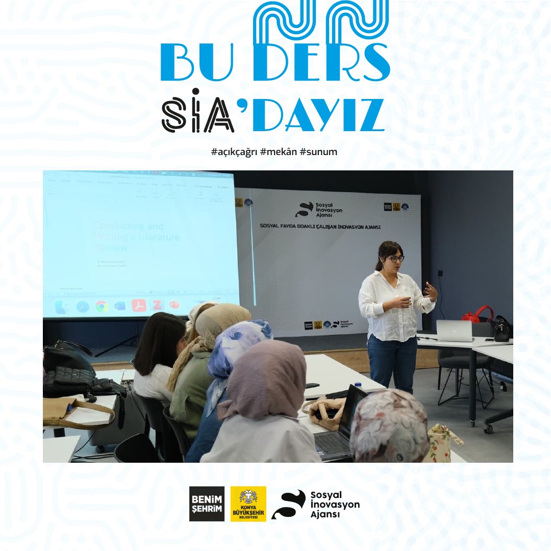 sinovasyonajans's tweet photo. “ Bu Ders SİA’dayız” destek programımız kapsamında @NEUniversitesi Psikoloji Bölümü öğrencileri SİA’daydı.
Dr. Merve YILMAZ KARATAŞ öğrencileriyle dersini SİA - Meram yerleşkesinde bulunan Çözüm Alanı’nda işledi.
#sosyalinovasyon
#buders #sia https://t.co/f93YQpp0x9