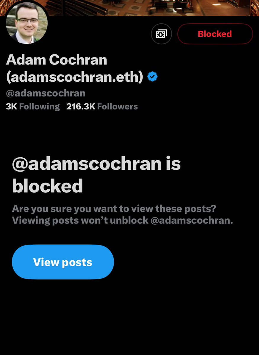 CryptoSudoUser's tweet photo. FOR THE CULTURE #blockcochran https://t.co/eNbFfmS989