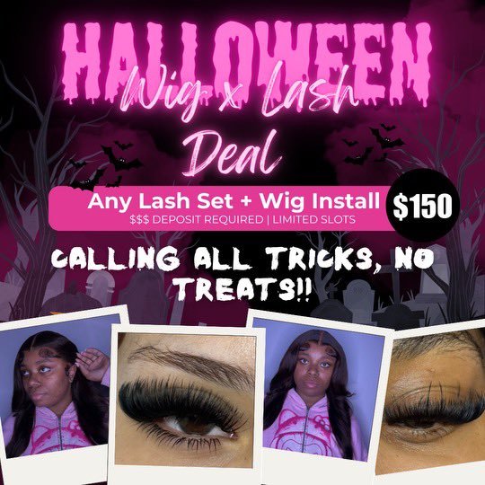 liyahbenji's tweet photo. Charlotte, NC Wig + Lashes deal for only $150💝🎀Limited spots available! https://t.co/ztXANSIw9s
