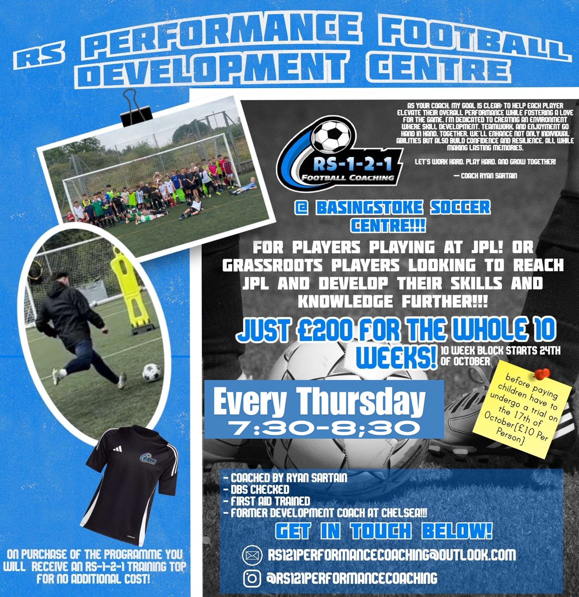 🚨 Shoutout to RS1to1 Performance Football Coaching! 🚨