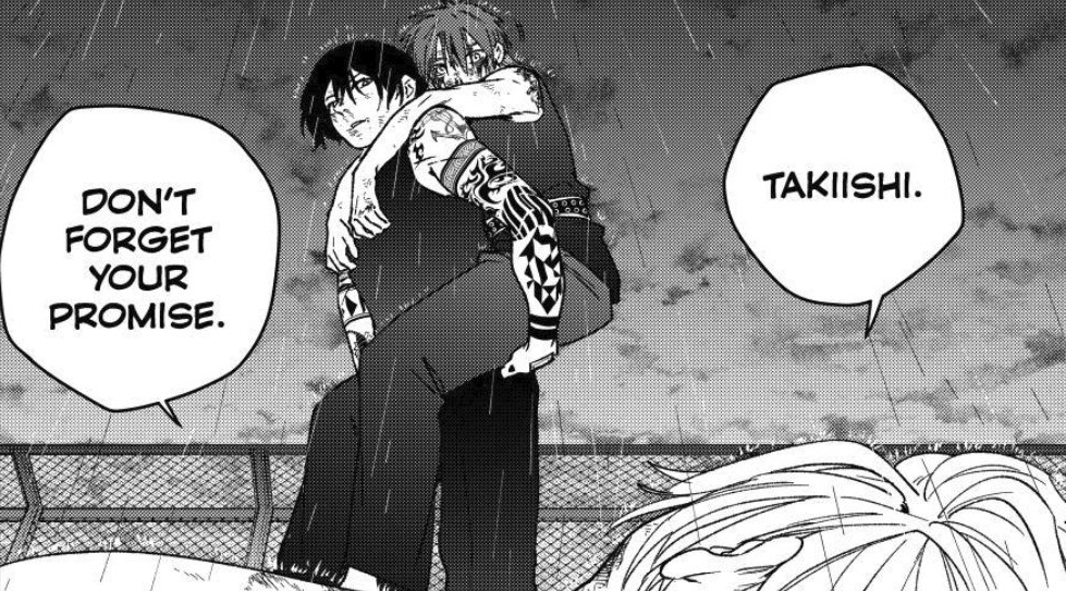 LexyDMiyu's tweet photo. Who wants to bet that Endou didn't need Sakura to support him 😂.
#WINDBREAKER #WB158 https://t.co/ykyYd5HOOt