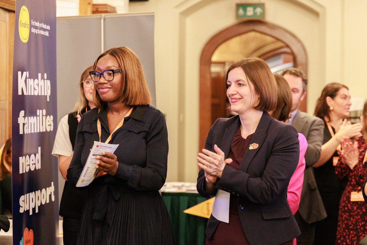 Bridget Phillipson (@bphillipsonmp) on Twitter photo I delivered a crucial message at @KinshipCharity's reception: I’ll fight tirelessly for children in kinship care & the carers who love them — you won't be forgotten by this government.
We are already acting, but we know there is more to do and we're determined to get it right. I delivered a crucial message at @KinshipCharity's reception: I’ll fight tirelessly for children in kinship care & the carers who love them — you won't be forgotten by this government.
We are already acting, but we know there is more to do and we're determined to get it right.