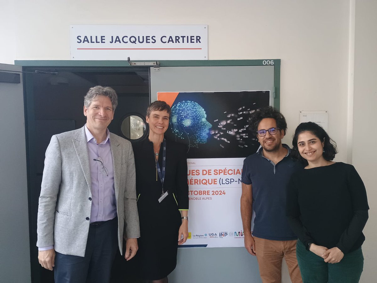 Notes from LSP-Numérique: 1️⃣ LSP teachers and researchers are paying attention to AI and2️⃣ chatting with international scholars, such as <a href="/antlabjp/">Laurence Anthony</a>, about AI and tool development is enriching  @CarmenneK <a href="/nicolarnandz/">Nicolas Hernandez</a> <a href="/taln_ls2n/">TALN</a> <a href="/nicolarnandz/">Nicolas Hernandez</a> <a href="/r_dufour/">Richard Dufour</a> <a href="/LMC44840/">LauraMC</a> <a href="/BelfathiAnas/">Anas Belfathi</a>