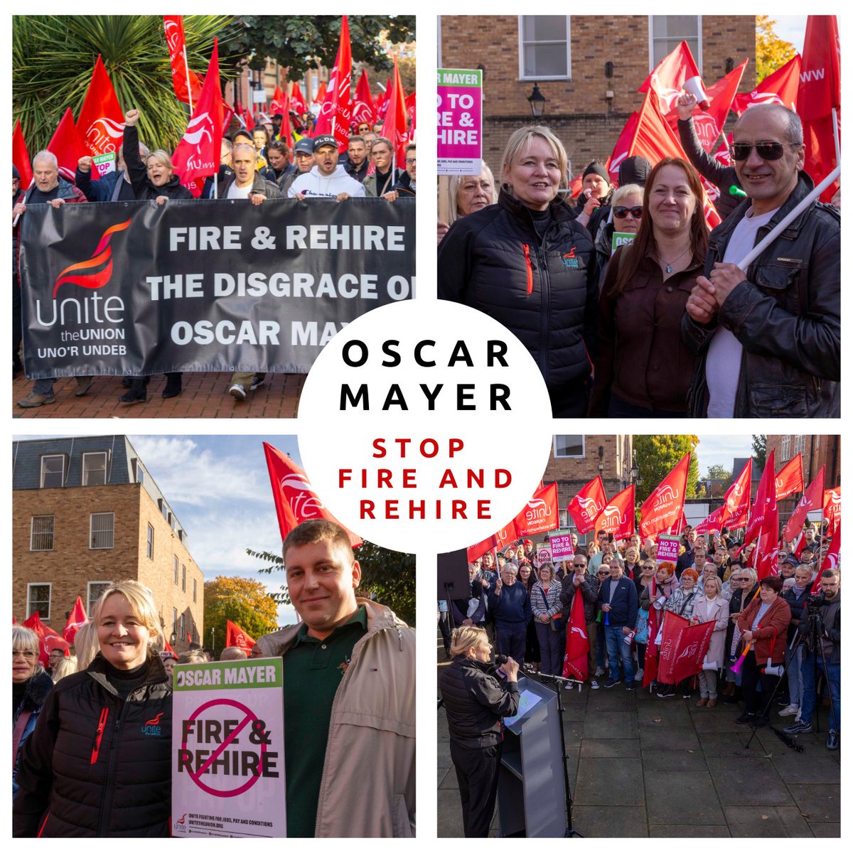 💬Oscar Mayer: No stone will be left unturned, be it industrially, legally or politically in the defence of our members. We will now escalate this dispute further unless the decision to use abhorrent #FireAndRehire tactics against its workforce is immediately reversed. #Wrexham