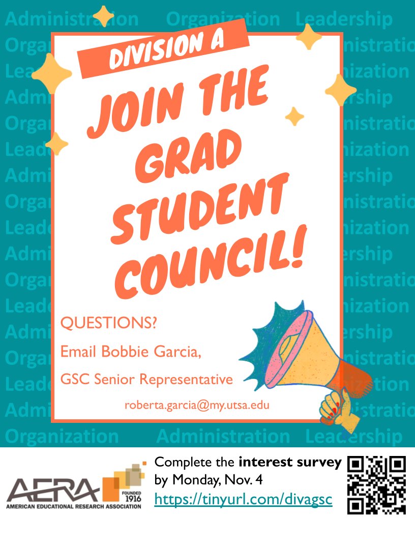 AERA DivA Grad Student Council tweet media